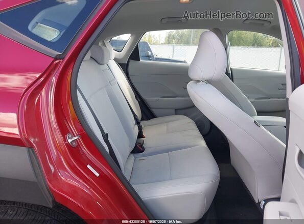 KM8HA3AB9RU122603 2024 HYUNDAI KONA Burgundy Вид наклейки з VIN-кодом