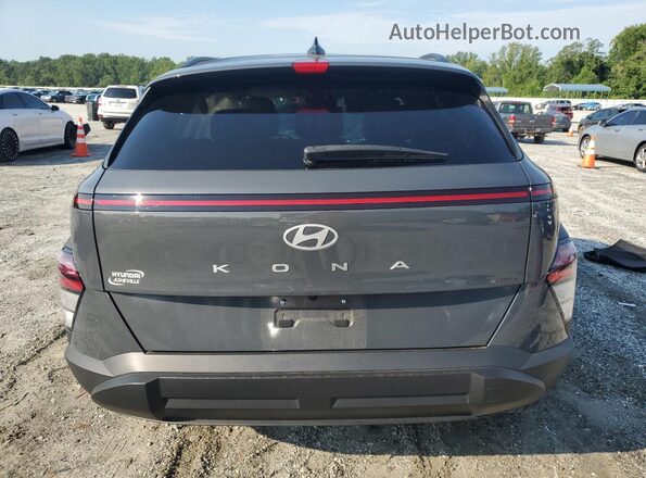 KM8HB3AB6RU129537 2024 HYUNDAI KONA Gray Вид ззаду