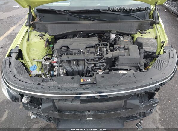 KM8HBCAB5RU068522 2024 HYUNDAI KONA Желтый Вид сзади