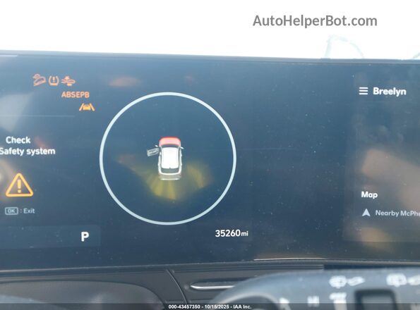 KM8HC3AB5RU144723 2024 HYUNDAI KONA White Vista de los asientos traseros