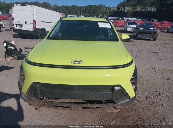 KM8HC3AB8RU050562 2024 HYUNDAI KONA Зеленый Вид щитка приборов