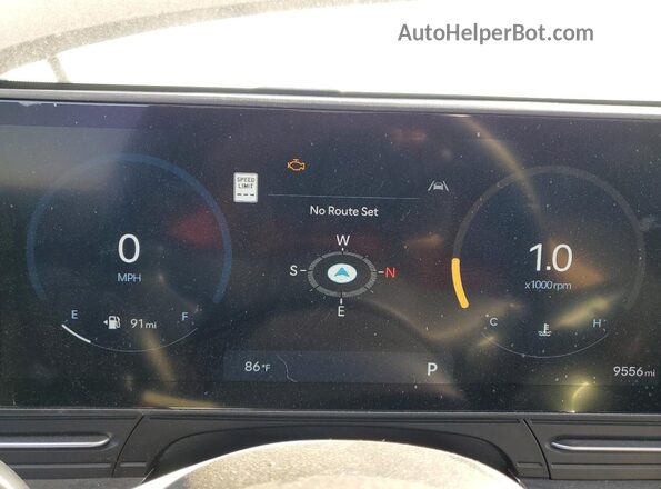 KM8HCCAB0SU186951 2025 HYUNDAI KONA Black Սարքավորումների վահանակի տեսք