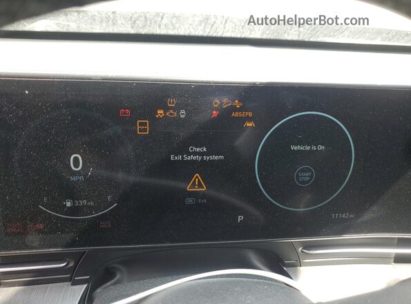 KM8HCCAB7RU042971 2024 HYUNDAI KONA Black Սարքավորումների վահանակի տեսք