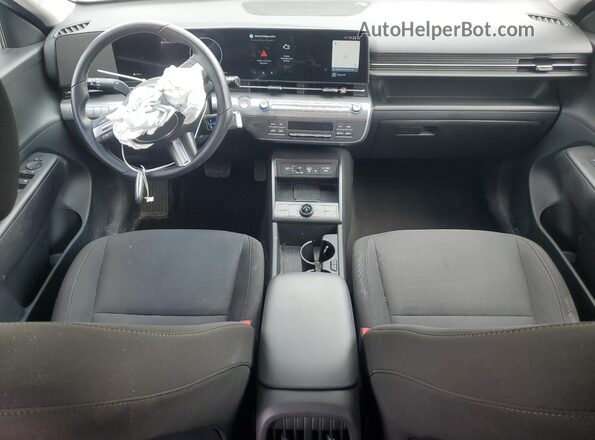 KM8HCCAB7RU042971 2024 HYUNDAI KONA Black Առջևի վահանակի տեսք