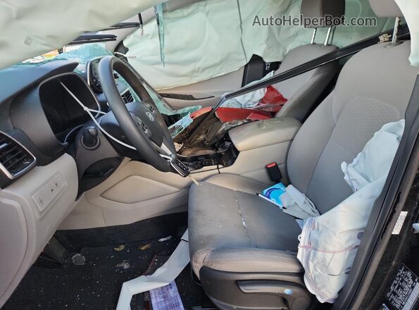 KM8J23A41LU106967 2020 HYUNDAI TUCSON Black Front interior view