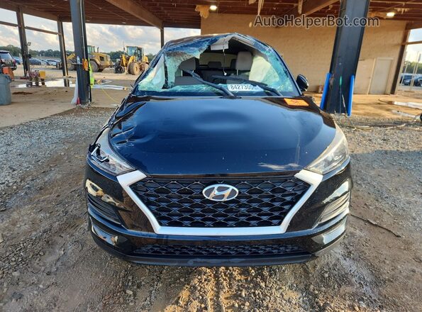 KM8J23A41LU106967 2020 HYUNDAI TUCSON Black Front view