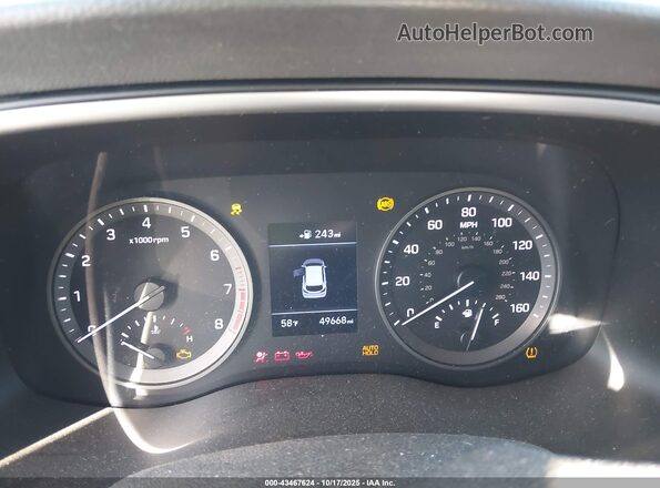 KM8J23A46LU102316 2020 HYUNDAI TUCSON Silver Вид задніх сидінь