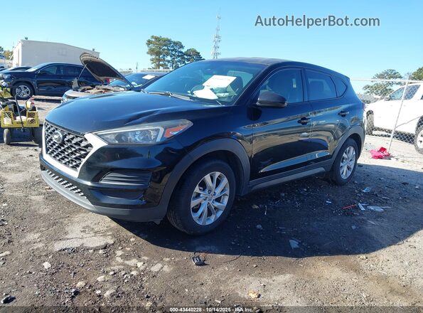 KM8J23A46LU111906 2020 HYUNDAI TUCSON Black წინა მარცხენა ხედი სამი მეოთხედიდან