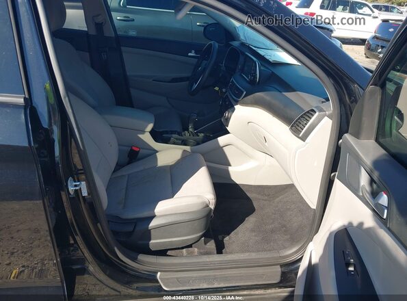 KM8J23A46LU111906 2020 HYUNDAI TUCSON Black წინა სალონის ხედი