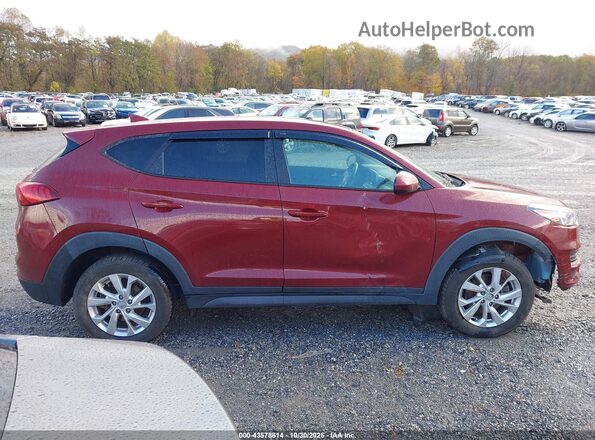 KM8J2CA43LU210909 2020 HYUNDAI TUCSON Red უკანა სალონის ხედი