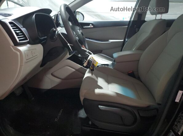 KM8J2CA45LU217702 2020 HYUNDAI TUCSON Black წინა სალონის ხედი