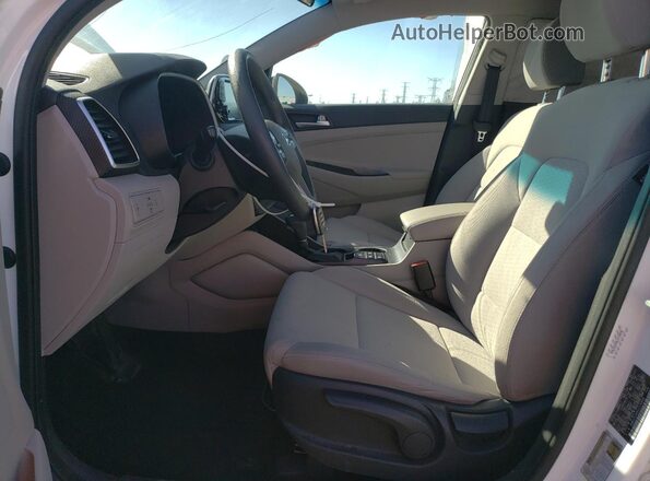 KM8J2CA46LU130696 2020 HYUNDAI TUCSON White წინა სალონის ხედი