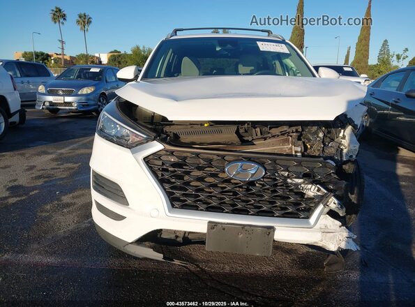 KM8J33A40LU253181 2020 HYUNDAI TUCSON White Instrument cluster view