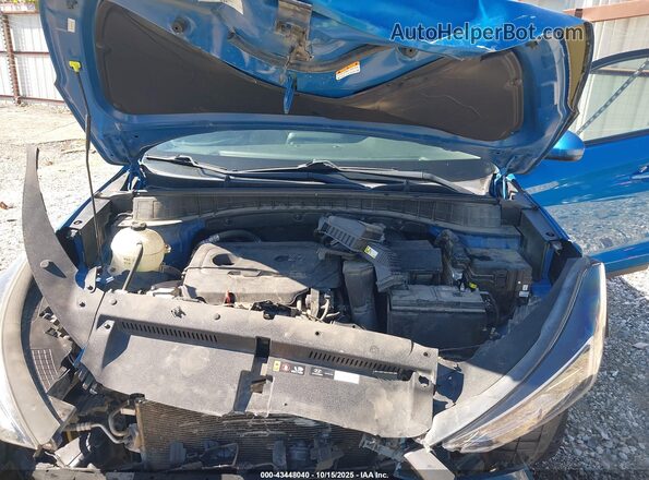 KM8J33AL0MU311685 2021 HYUNDAI TUCSON Blue Widok z tyłu