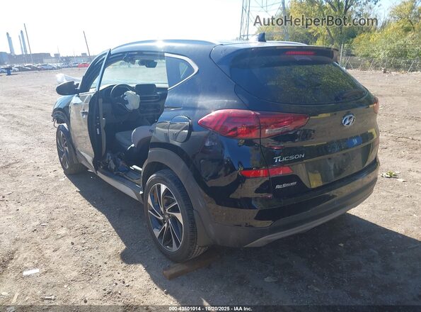 KM8J33AL2LU148844 2020 HYUNDAI TUCSON Черный Задняя левая четверть