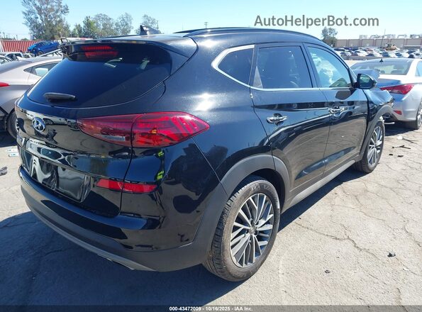 KM8J33AL4MU409375 2021 HYUNDAI TUCSON Черный Задняя правая четверть