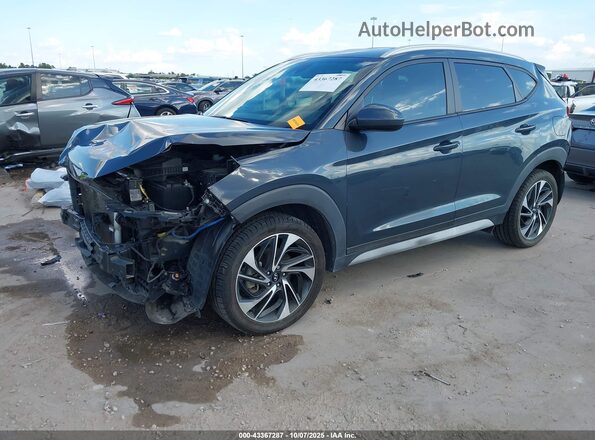 KM8J33AL5LU270680 2020 HYUNDAI TUCSON Blue Przód lewy