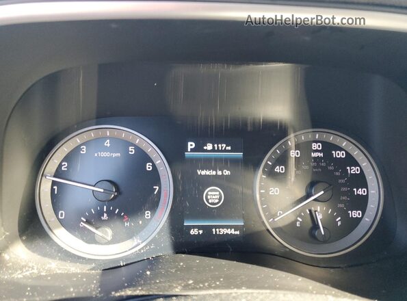 KM8J33AL7LU176865 2020 HYUNDAI TUCSON Charcoal Instrument cluster view