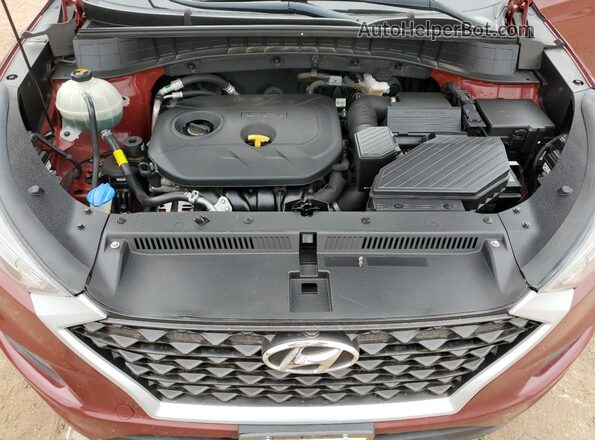 KM8J3CA46LU252634 2020 HYUNDAI TUCSON Burgundy Engine compartment view