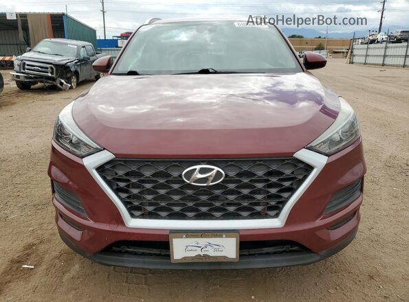 KM8J3CA46LU252634 2020 HYUNDAI TUCSON Burgundy Front view