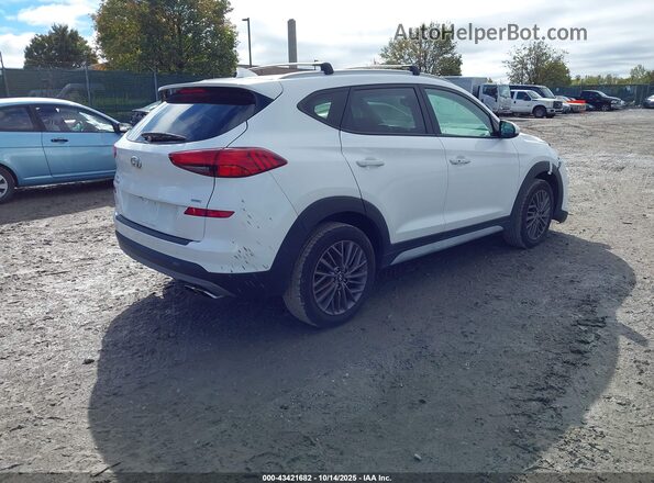 KM8J3CAL0LU227784 2020 HYUNDAI TUCSON Белый Задняя правая четверть