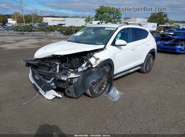 KM8J3CAL0LU227784 2020 HYUNDAI TUCSON Белый Передняя левая четверть