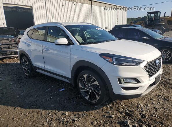 KM8J3CAL5LU246573 2020 HYUNDAI TUCSON White Delantero derecho