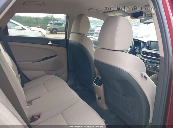 KM8J3CAL7LU149519 2020 HYUNDAI TUCSON Burgundy Vista de la etiqueta del VIN