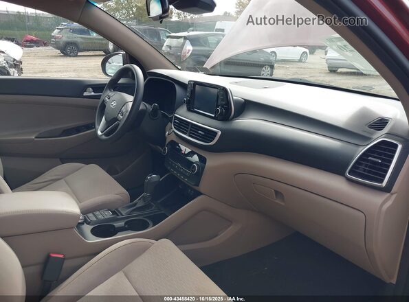 KM8J3CAL7LU149519 2020 HYUNDAI TUCSON Burgundy Vista interior delantera
