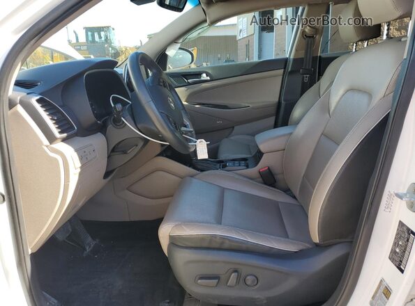 KM8J3CAL7LU152386 2020 HYUNDAI TUCSON White წინა სალონის ხედი