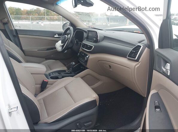 KM8J3CAL8LU260242 2020 HYUNDAI TUCSON White Front interior view