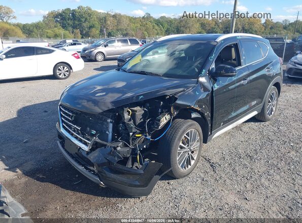 KM8J3CAL9MU355166 2021 HYUNDAI TUCSON Black Przód lewy