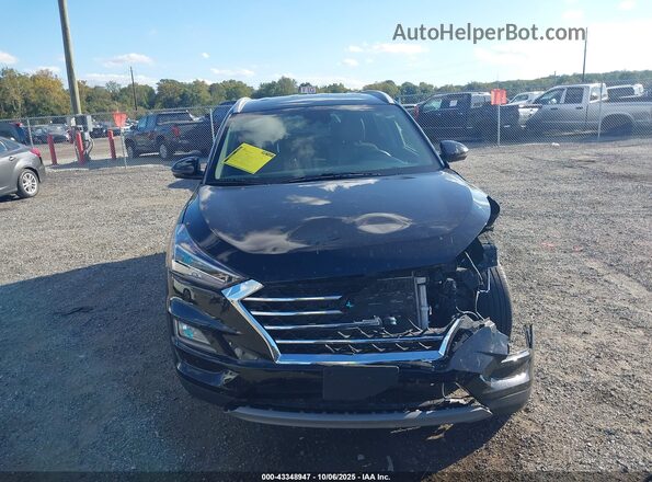 KM8J3CAL9MU355166 2021 HYUNDAI TUCSON Black Widok wnętrza z tyłu