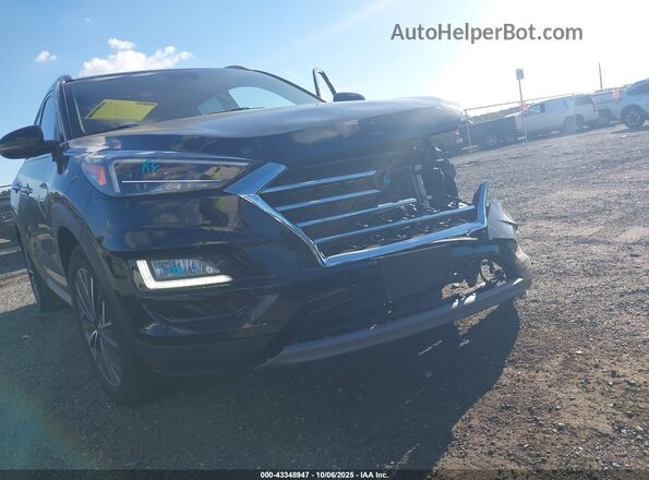 KM8J3CAL9MU355166 2021 HYUNDAI TUCSON Black Widok z przodu