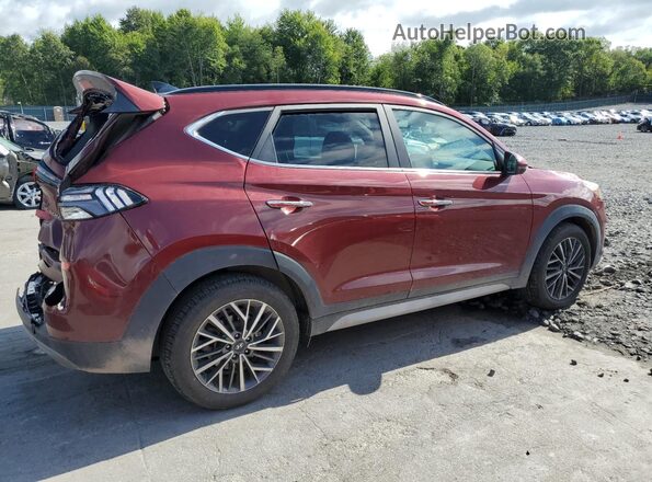 KM8J3CALXLU087288 2020 HYUNDAI TUCSON Maroon Rear right