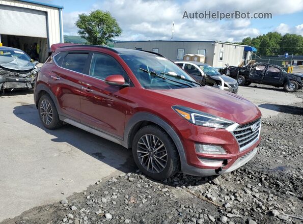 KM8J3CALXLU087288 2020 HYUNDAI TUCSON Maroon Front right