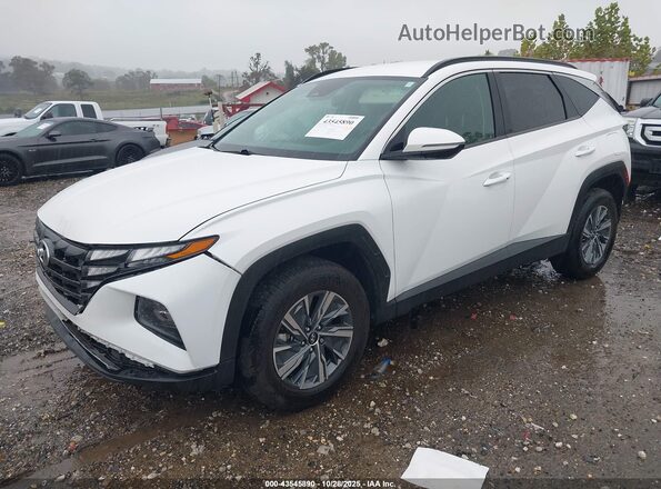KM8JBCA13NU022996 2022 HYUNDAI TUCSON HYBRID White Przód lewy