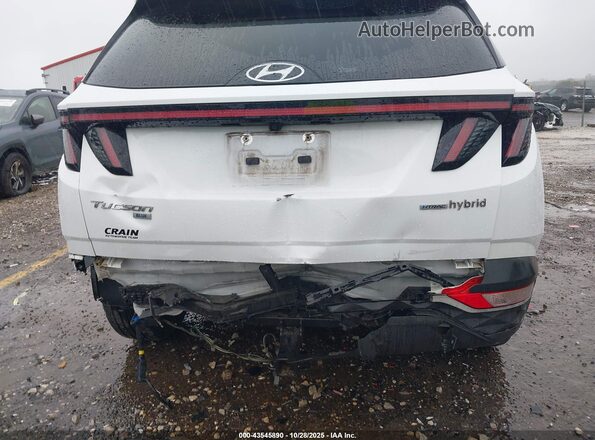 KM8JBCA13NU022996 2022 HYUNDAI TUCSON HYBRID White 
