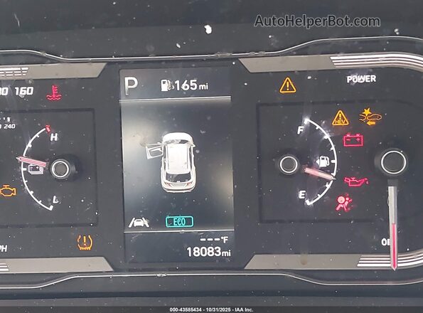 KM8JBCD14RU229446 2024 HYUNDAI TUCSON HYBRID Blue Vista de los asientos traseros