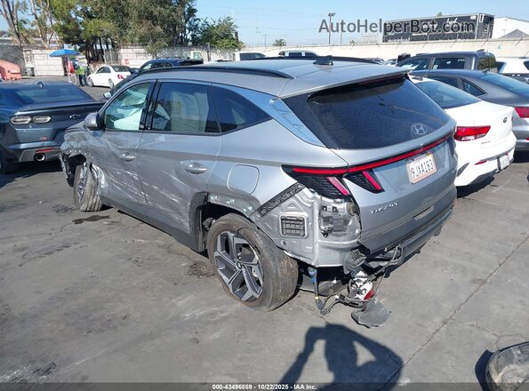 KM8JECD15RU152271 2024 HYUNDAI TUCSON HYBRID Silver Tył lewy