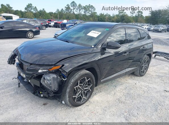 KM8JF3AE7NU149547 2022 HYUNDAI TUCSON Черный Передняя левая четверть