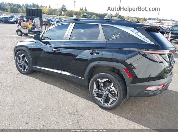 KM8JFCA13NU058675 2022 HYUNDAI TUCSON HYBRID Black Rear left