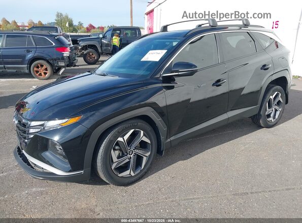KM8JFCA13NU058675 2022 HYUNDAI TUCSON HYBRID Black Front left