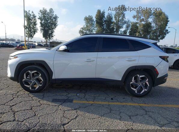 KM8JFCA17PU104981 2023 HYUNDAI TUCSON HYBRID White Vista interior de 360 grados