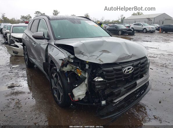 KM8JFCA18NU077285 2022 HYUNDAI TUCSON HYBRID Gray Вид спереду