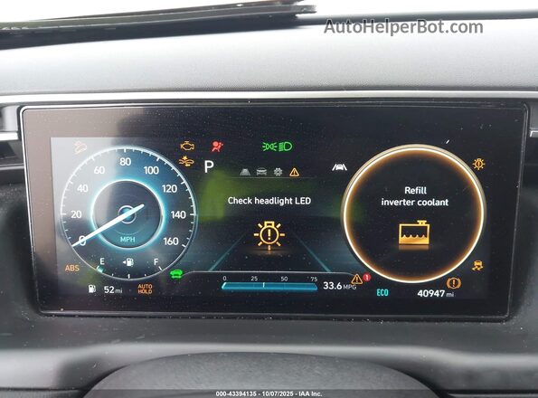 KM8JFCA18NU077285 2022 HYUNDAI TUCSON HYBRID Gray Вид задніх сидінь