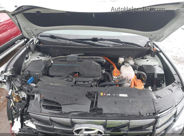 KM8JFCA18NU077285 2022 HYUNDAI TUCSON HYBRID Gray Вид ззаду