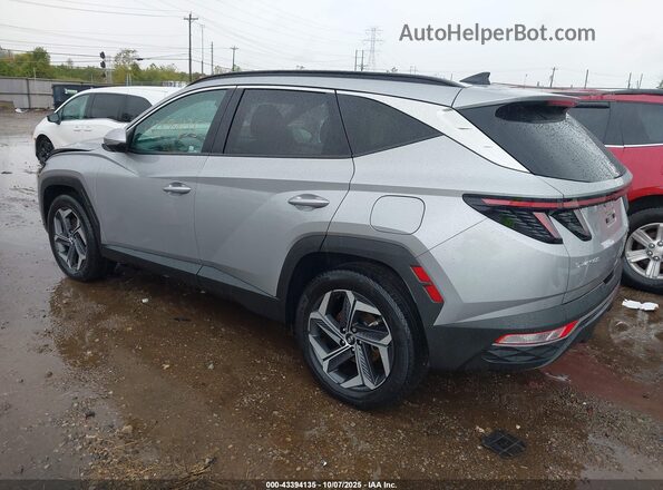 KM8JFCA18NU077285 2022 HYUNDAI TUCSON HYBRID Gray Задня ліва чверть