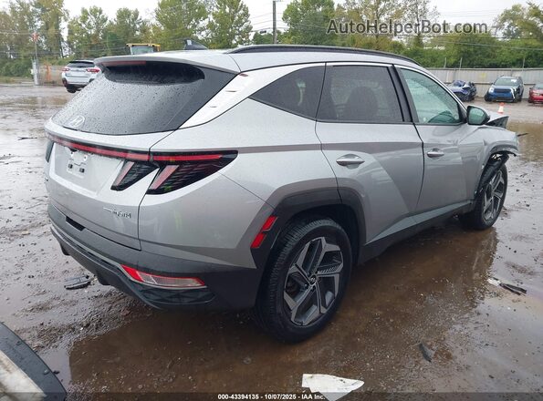 KM8JFCA18NU077285 2022 HYUNDAI TUCSON HYBRID Gray Задня права чверть