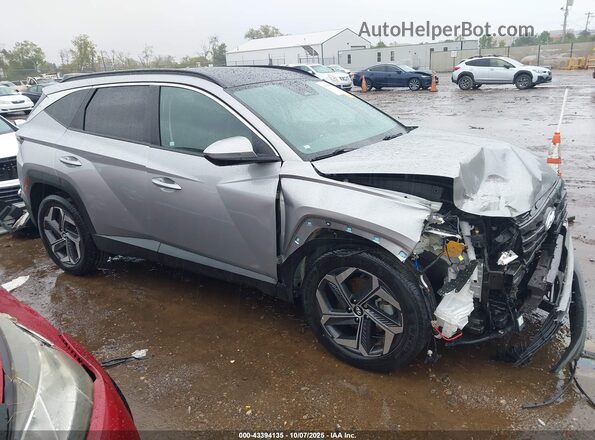 KM8JFCA18NU077285 2022 HYUNDAI TUCSON HYBRID Gray Вид задньої частини салону